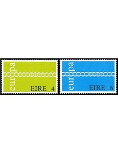 IRLANDA 1971 Europa 2v MNH**