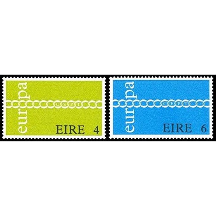 IRLANDA 1971 Europa 2v MNH**