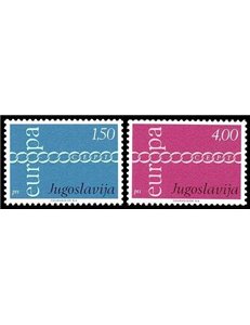 YUGOSLAVIA 1971 Europe 2v MNH**