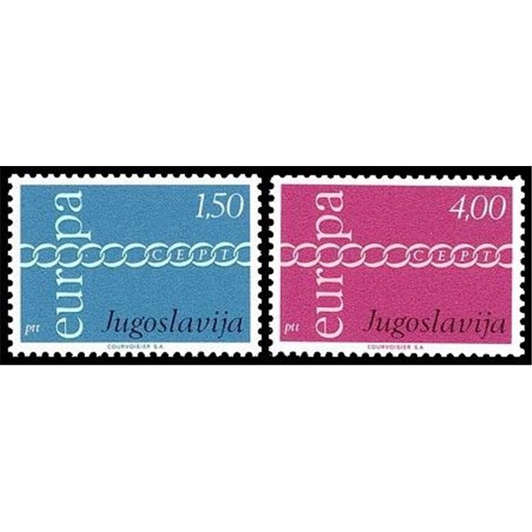 YUGOSLAVIA 1971 Europe 2v MNH**