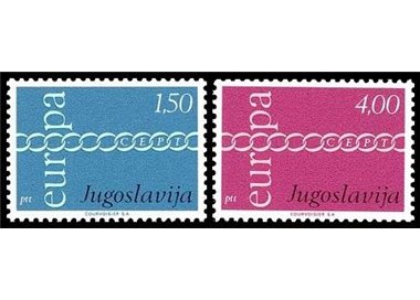 JUGOSLAVIA 1971 Europa 2v MNH**