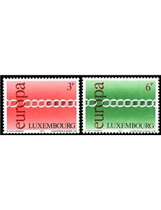 LUXEMBOURG 1971 Europe 2v MNH**