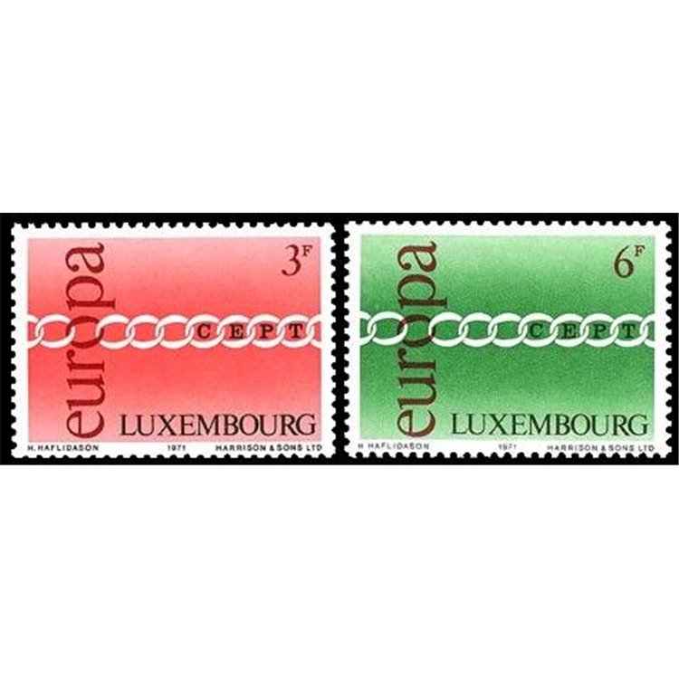 LUXEMBOURG 1971 Europe 2v MNH**