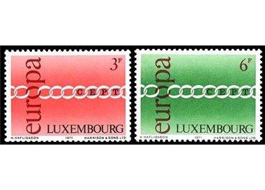 LUSSEMBURGO 1971 Europa 2v MNH**