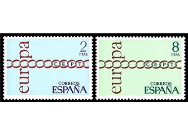 SPAGNA 1971 Europa 2v MNH**
