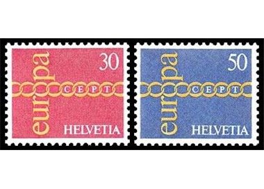 SVIZZERA 1971 Europa 2v MNH**