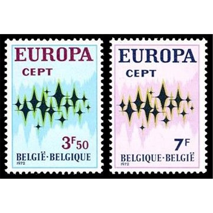 BELGIO 1972 Europa 2v MNH**