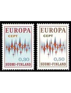 FINLAND 1972 Europe 2v MNH**