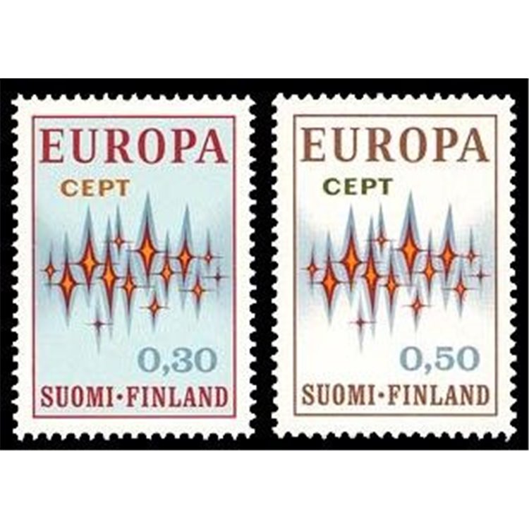 FINLAND 1972 Europe 2v MNH**