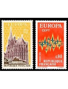 FRANCIA 1972 Europa 2v MNH**