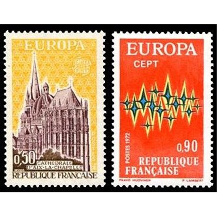 FRANCIA 1972 Europa 2v MNH**