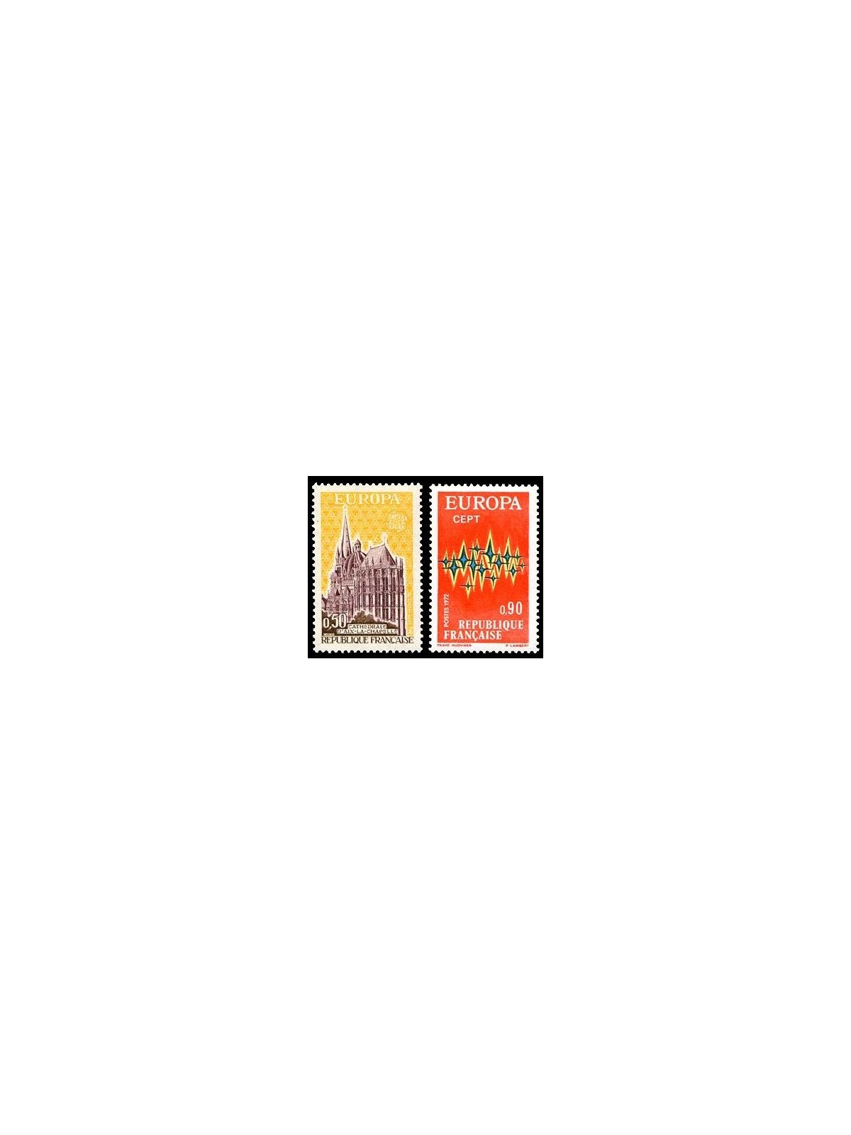 FRANCIA 1972 Europa 2v MNH**
