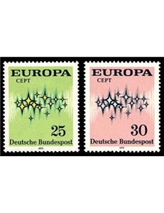 GERMANY BRD 1972 Europe 2v MNH**