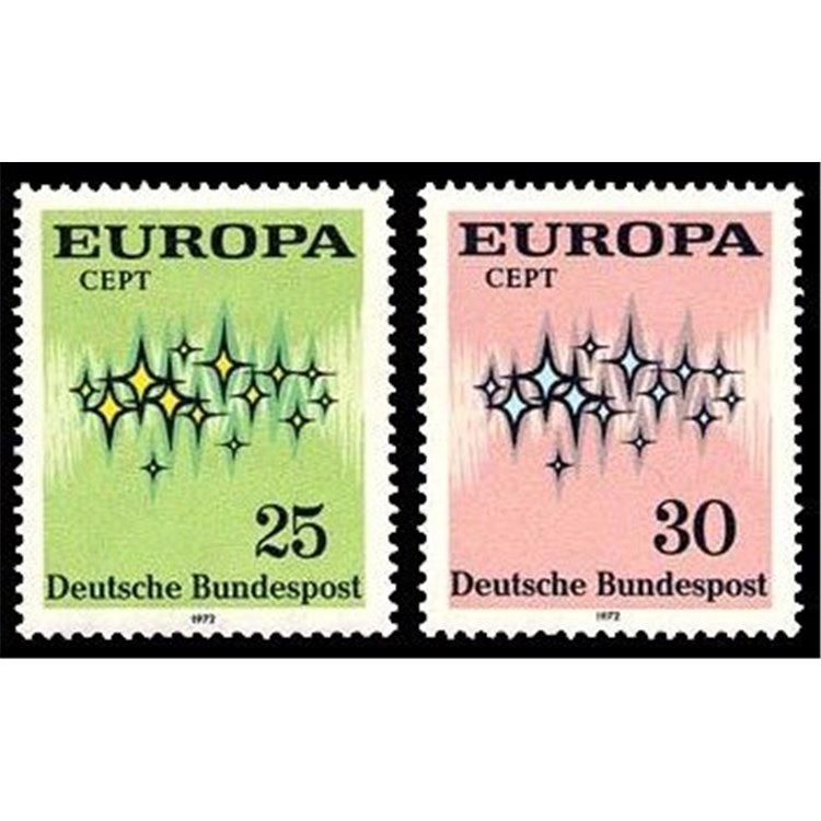 GERMANY BRD 1972 Europe 2v MNH**