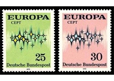 GERMANY BRD 1972 Europe 2v MNH**