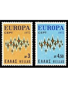 GREECE 1972 Europe 2v MNH**