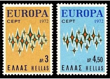 GRECIA 1972 Europa 2v MNH**