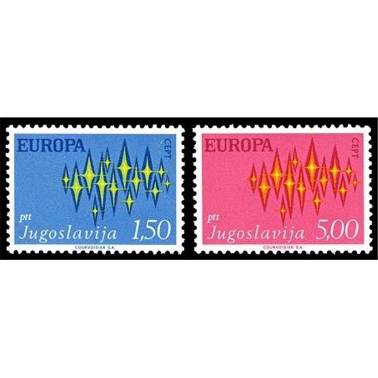 JUGOSLAVIA 1972 Europa 2v MNH**