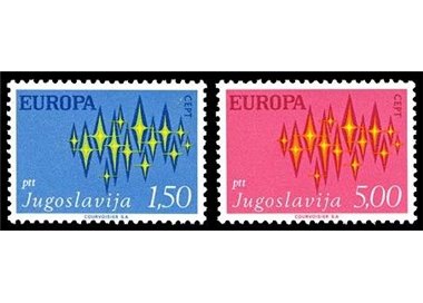 JUGOSLAVIA 1972 Europa 2v MNH**