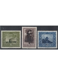 LIECHTENSTEIN 1951 Pro opere di beneficenza 3v MNH**