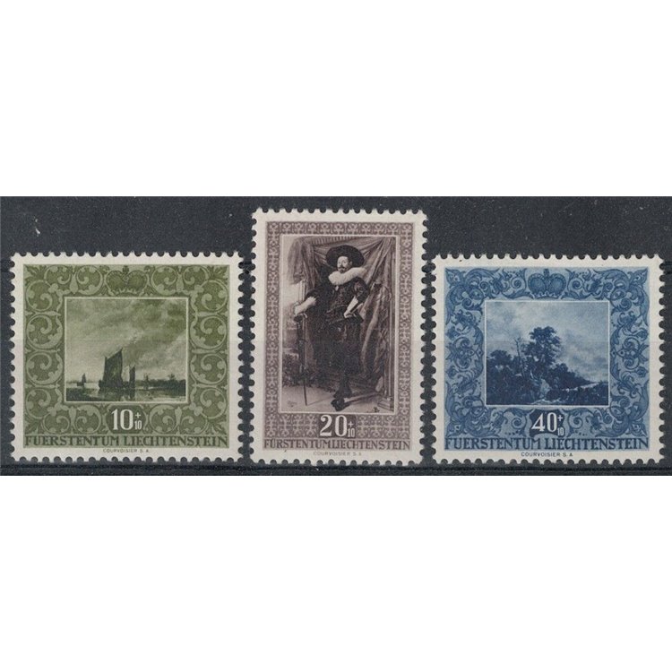 LIECHTENSTEIN 1951 For charity 3v MNH**