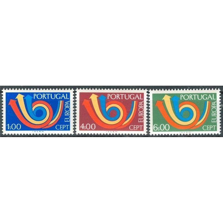 PORTUGAL 1973 Europe 3v MNH**