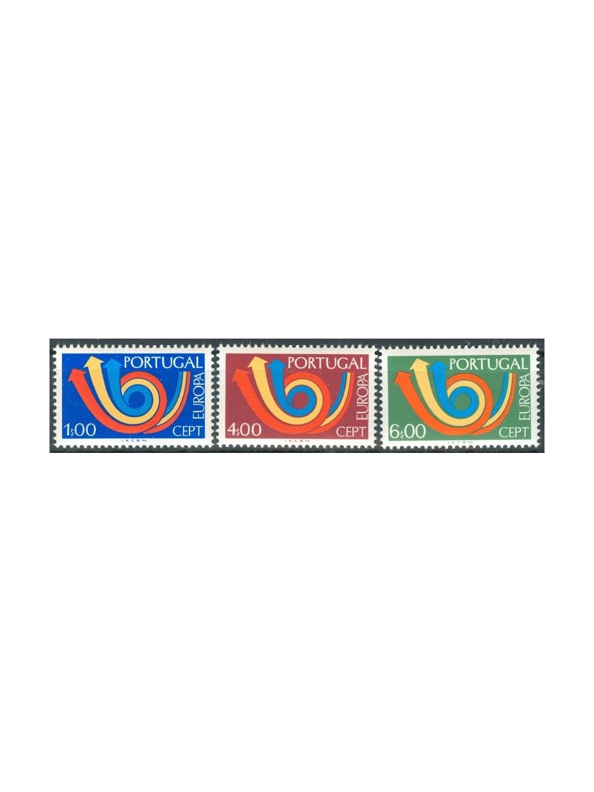 PORTUGAL 1973 Europe 3v MNH**