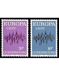 LUXEMBOURG 1972 Europe 2v MNH**