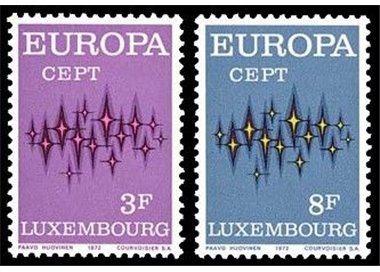 LUXEMBOURG 1972 Europe 2v MNH**