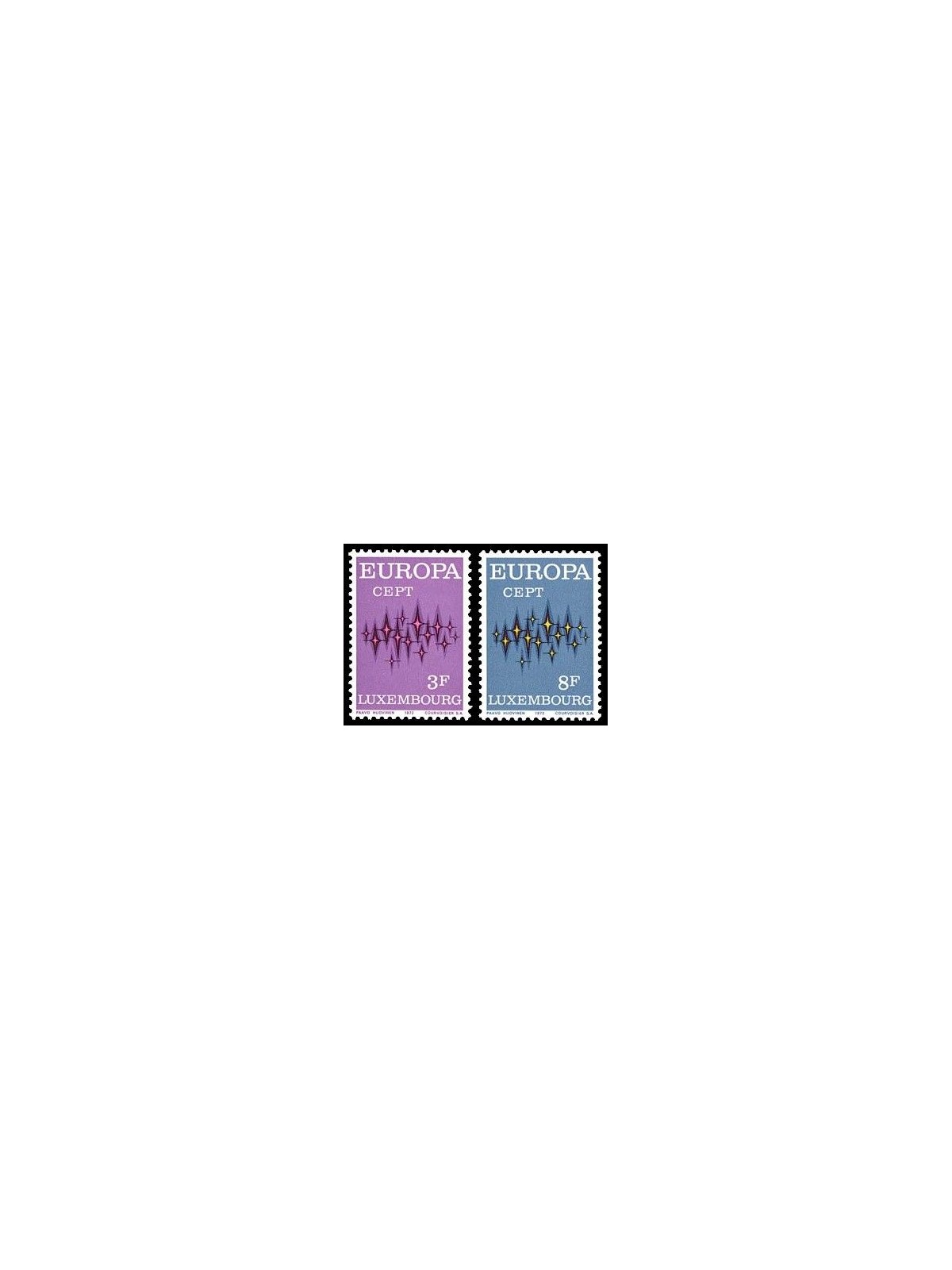 LUXEMBOURG 1972 Europe 2v MNH**