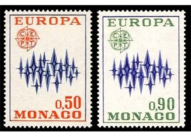 MONACO 1972 Europa 2v MNH**