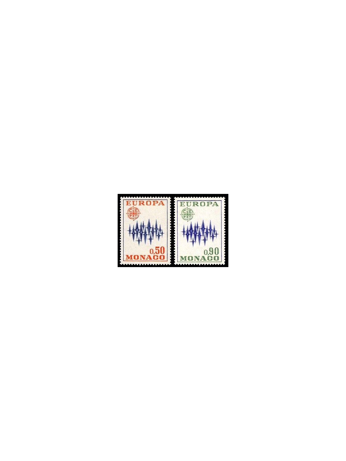 MONACO 1972 Europe 2v MNH**