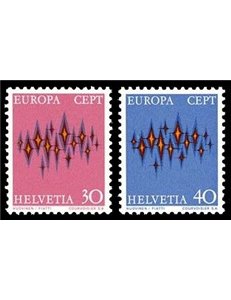 SVIZZERA 1972 Europa 2v MNH**