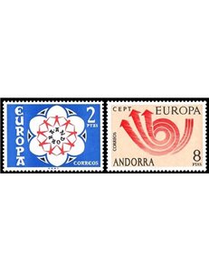 ANDORRA SPAGNOLA 1973 Europa 2v MNH**