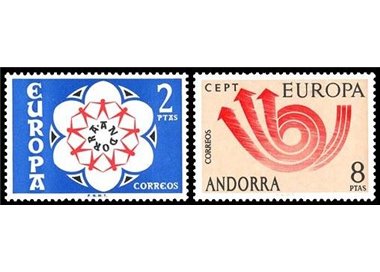 ANDORRA SPAGNOLA 1973 Europa 2v MNH**