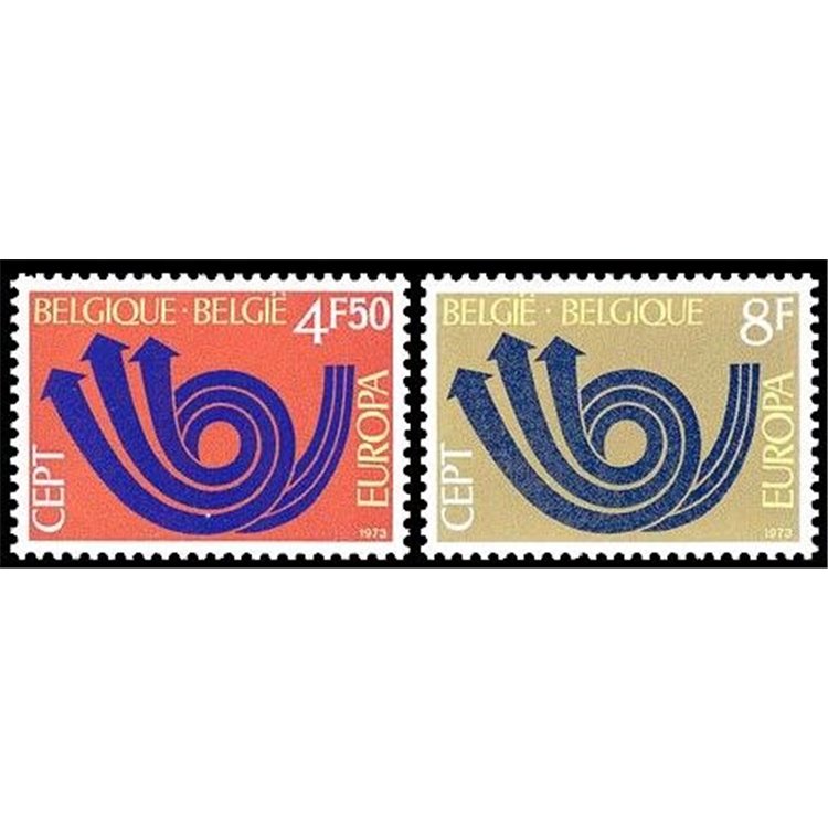 BELGIUM 1973 Europe 2v MNH**