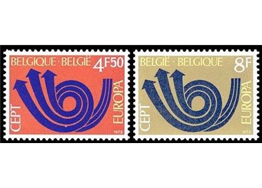 BELGIO 1973 Europa 2v MNH**