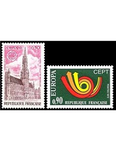 FRANCIA 1973 Europa 2v MNH**
