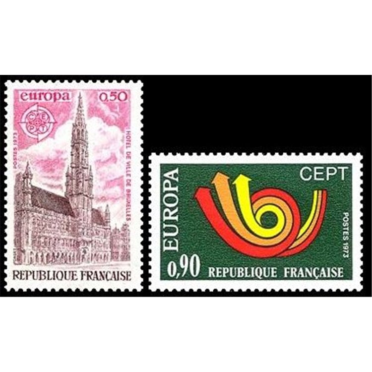 FRANCE 1973 Europe 2v MNH**