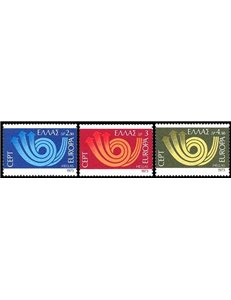 GREECE 1973 Europe 3v MNH**