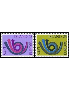 ISLANDA 1973 Europa 2v MNH**
