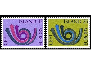 ICELAND 1973 Europe 2v MNH**