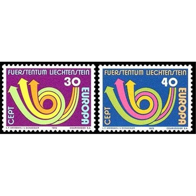 LIECHTENSTEIN 1973 Europe 2v MNH**