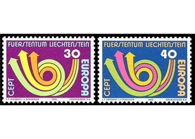 LIECHTENSTEIN 1973 Europe 2v MNH**