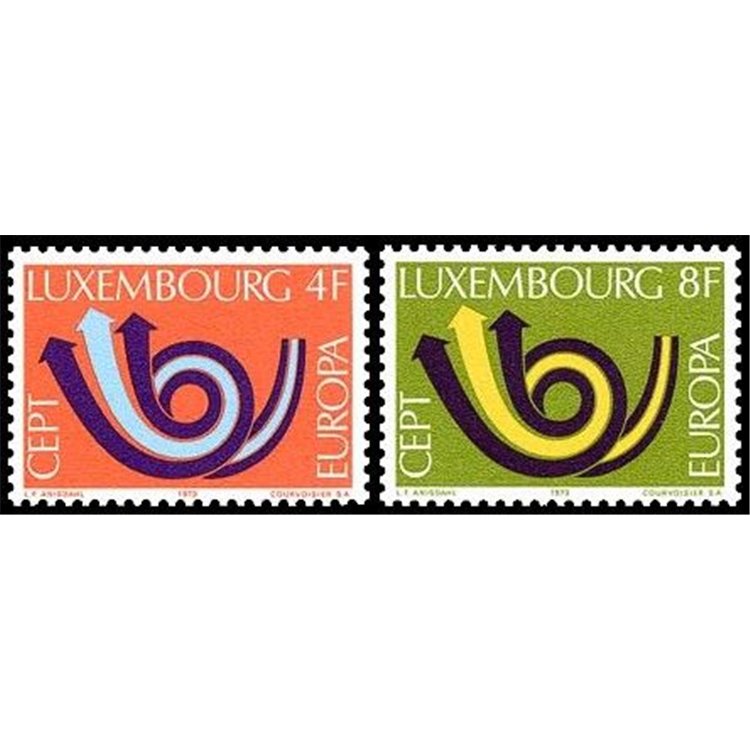 LUXEMBOURG 1973 Europe 2v MNH**