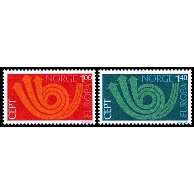 NORVEGIA 1973 Europa 2v MNH**