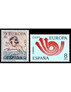 SPAIN 1973 Europe 2v MNH**