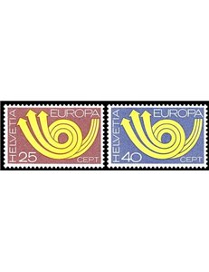 SWITZERLAND 1973 Europe 2v MNH**
