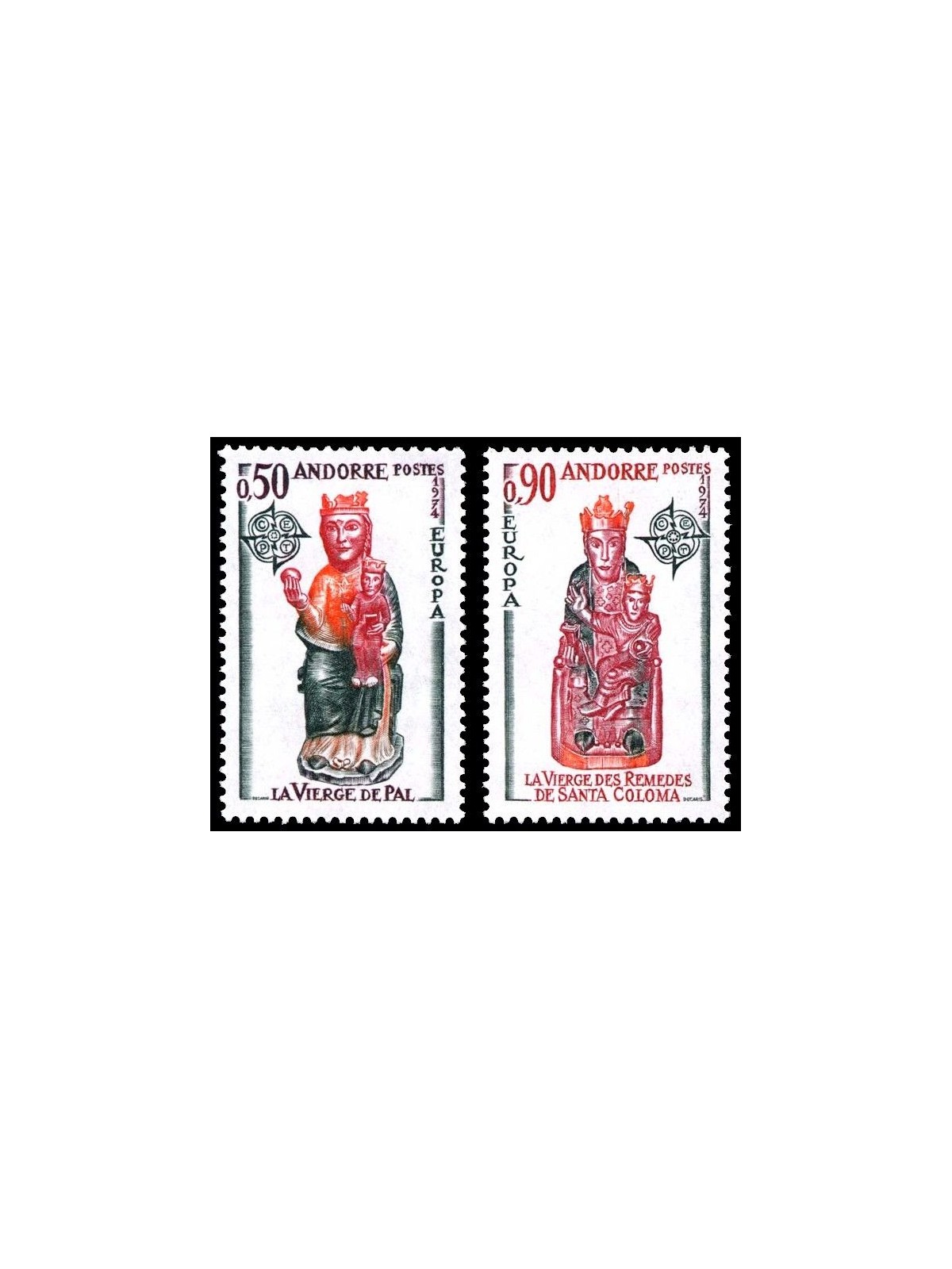 ANDORRA FRANCESE 1974 Europa 2v MNH**
