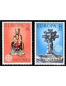 ANDORRA SPAGNOLA 1974 Europa 2v MNH**